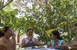 Die Stimmung ist auch an den Workshops ziemlich locker,